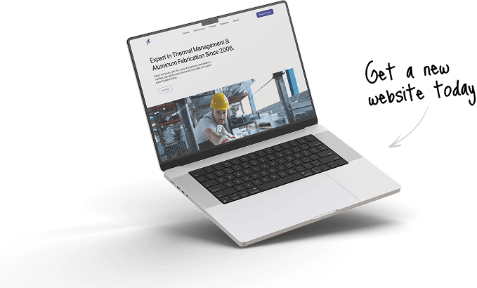 High-converting small business website design example