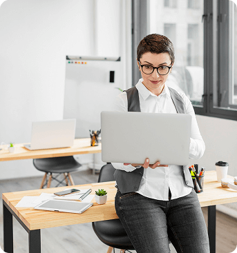 Developer updating website code